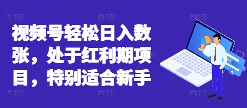 视频号轻松日入数张，处于红利期项目，特别适合新手-80后副业网