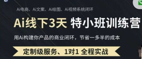 AI实操培训第20-21期线下,0基础保姆级教程,3月最新整理,企业获客、降本增效、打造超级个体-80后副业网
